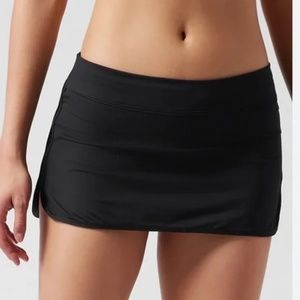 NWT Athleta Tidal Swim Skirt (Medium, Black)
